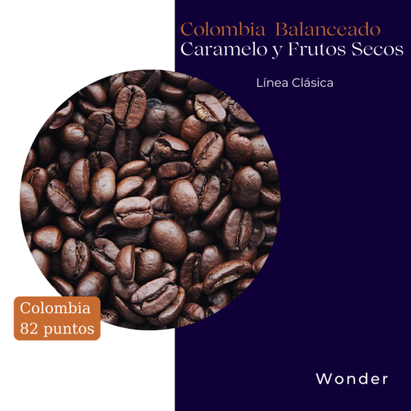 Café Colombia Caramelo y Frutos Secos